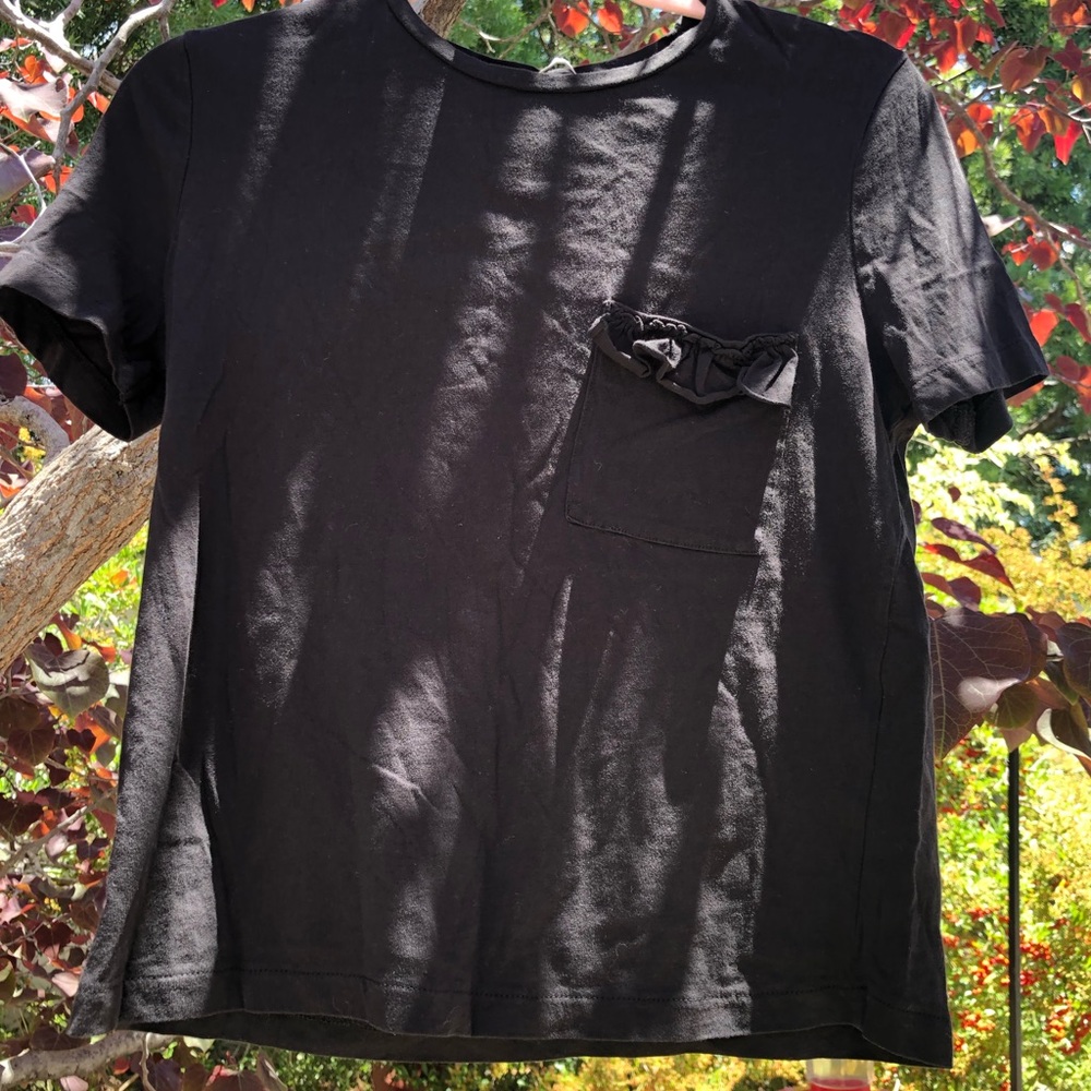 Zara Trafaluc F/W 17/18 Pocket Ruffle Tee